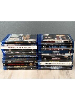 Mixed Lot 27 Titles on Blu-Ray (9 are New/Sealed) James Bond Avengers Star Trek